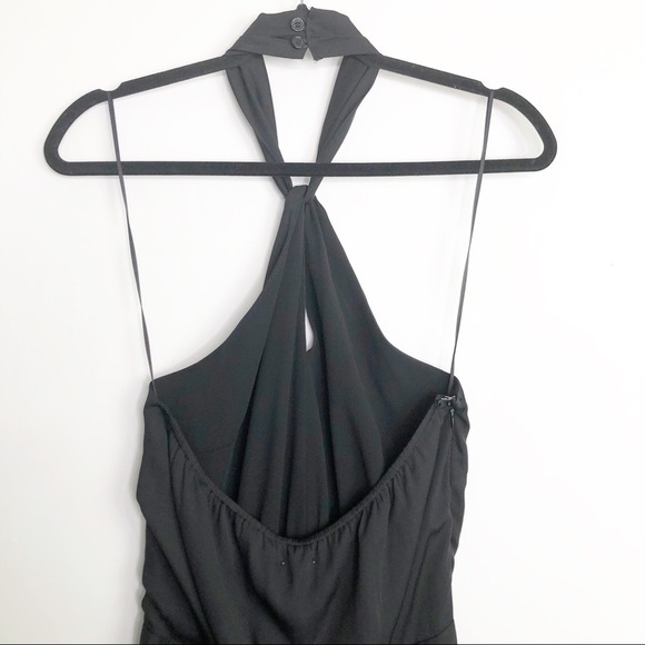 𝅺D R A Los Angeles Small black Jay Choker halter mini dress - Picture 3 of 10